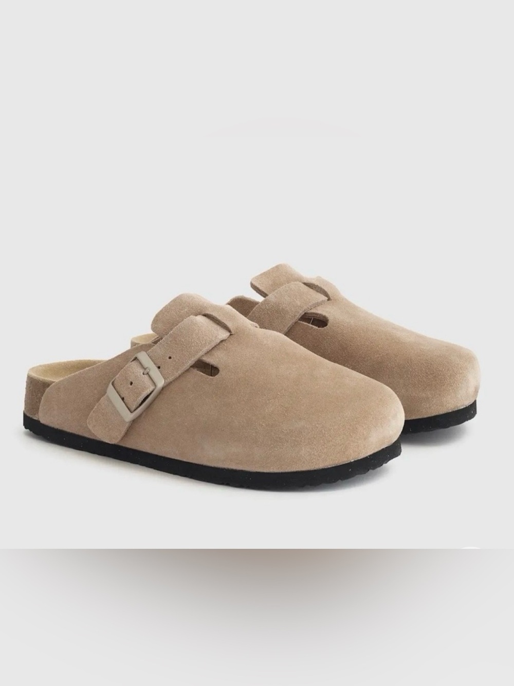 Quince Suede Clog Mule Shoes Slip On Women's size 7